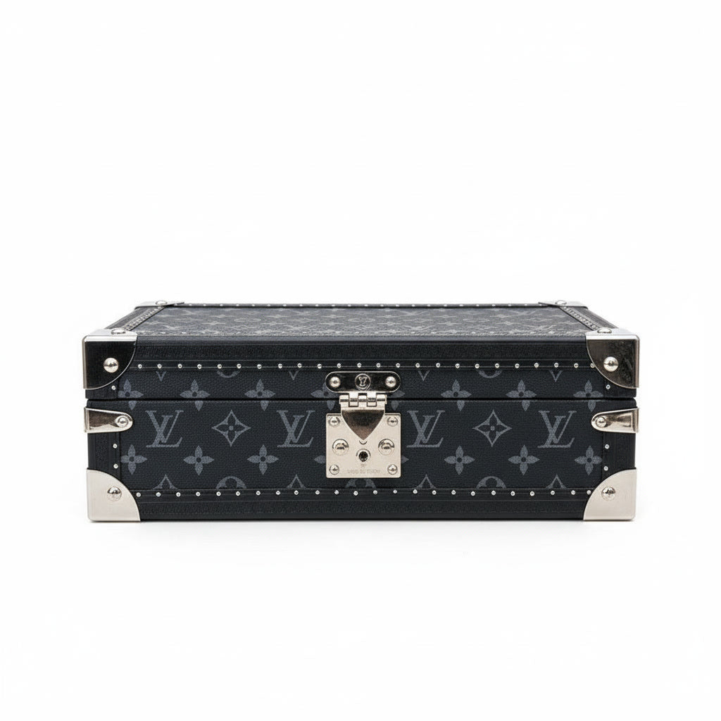 Louis Vuitton 8-Watch Set Monogram Eclipse Canvas
