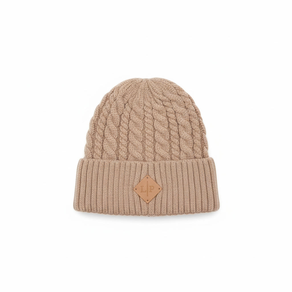 Loro Piana Wool Beanie "Champagne"