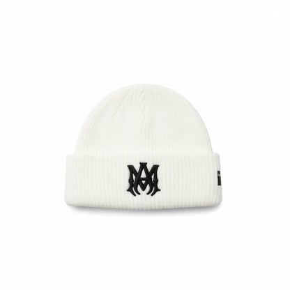 Amiri Wool Beanie "White-Black"