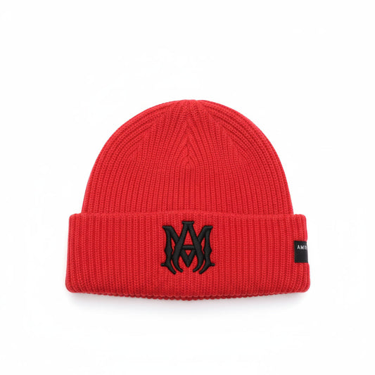 Amiri Wool Beanie "Red-Black"