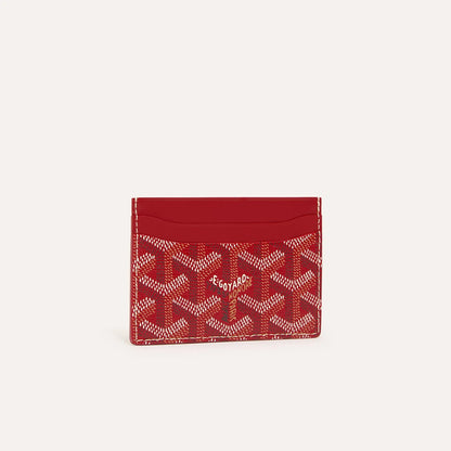 Goyard Saint-Sulpice Card Wallet “Red”