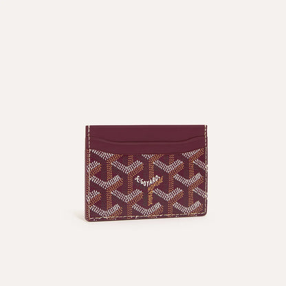 Goyard Saint-Sulpice Card Wallet “Burgundy”