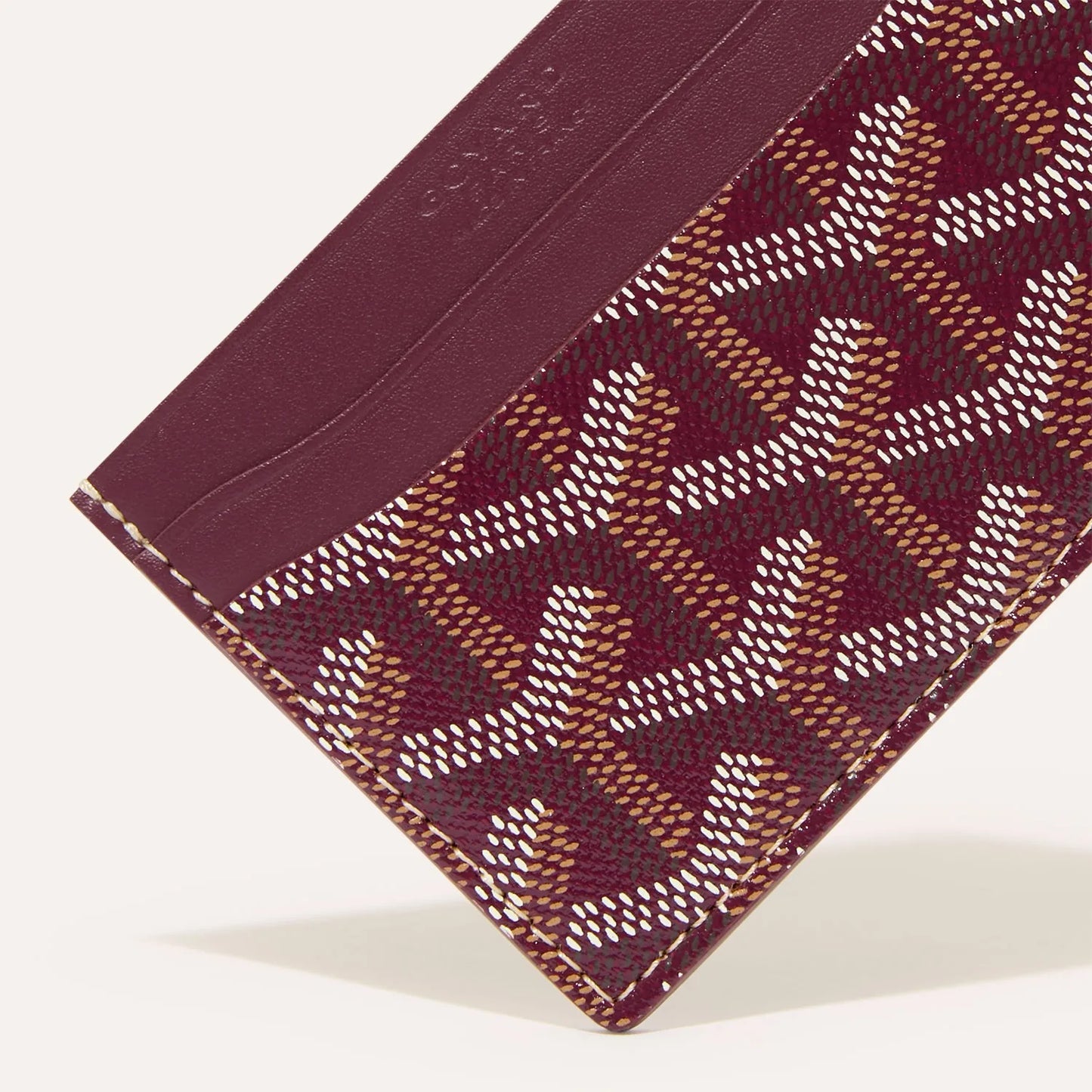 Goyard Saint-Sulpice Card Wallet “Burgundy”