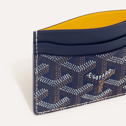 Goyard Saint-Sulpice Card Wallet “Navy Blue”