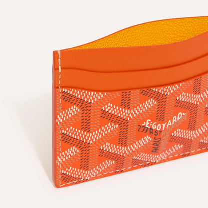 Goyard Saint-Sulpice Card Wallet “Orange”