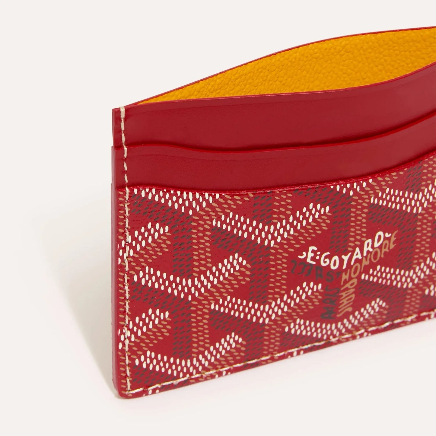 Goyard Saint-Sulpice Card Wallet “Red”
