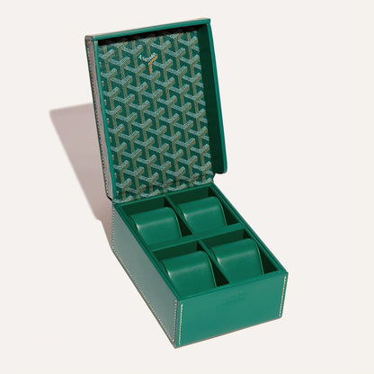 Goyard 4 Watch Case “Green”