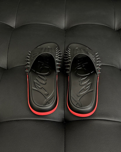Christian Louboutin Take It Easy Slides "Black"