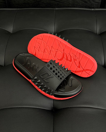 Christian Louboutin Take It Easy Slides "Black"