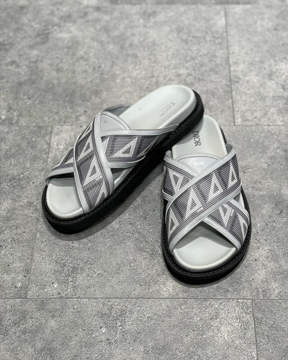 Dior Aqua Slides "CD Diamond Grey"