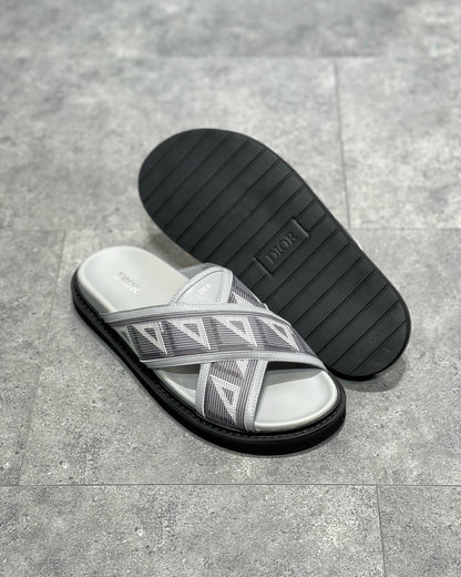 Dior Aqua Slides "CD Diamond Grey"