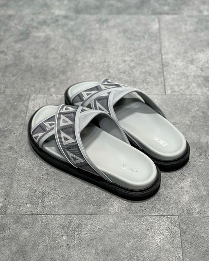 Dior Aqua Slides "CD Diamond Grey"