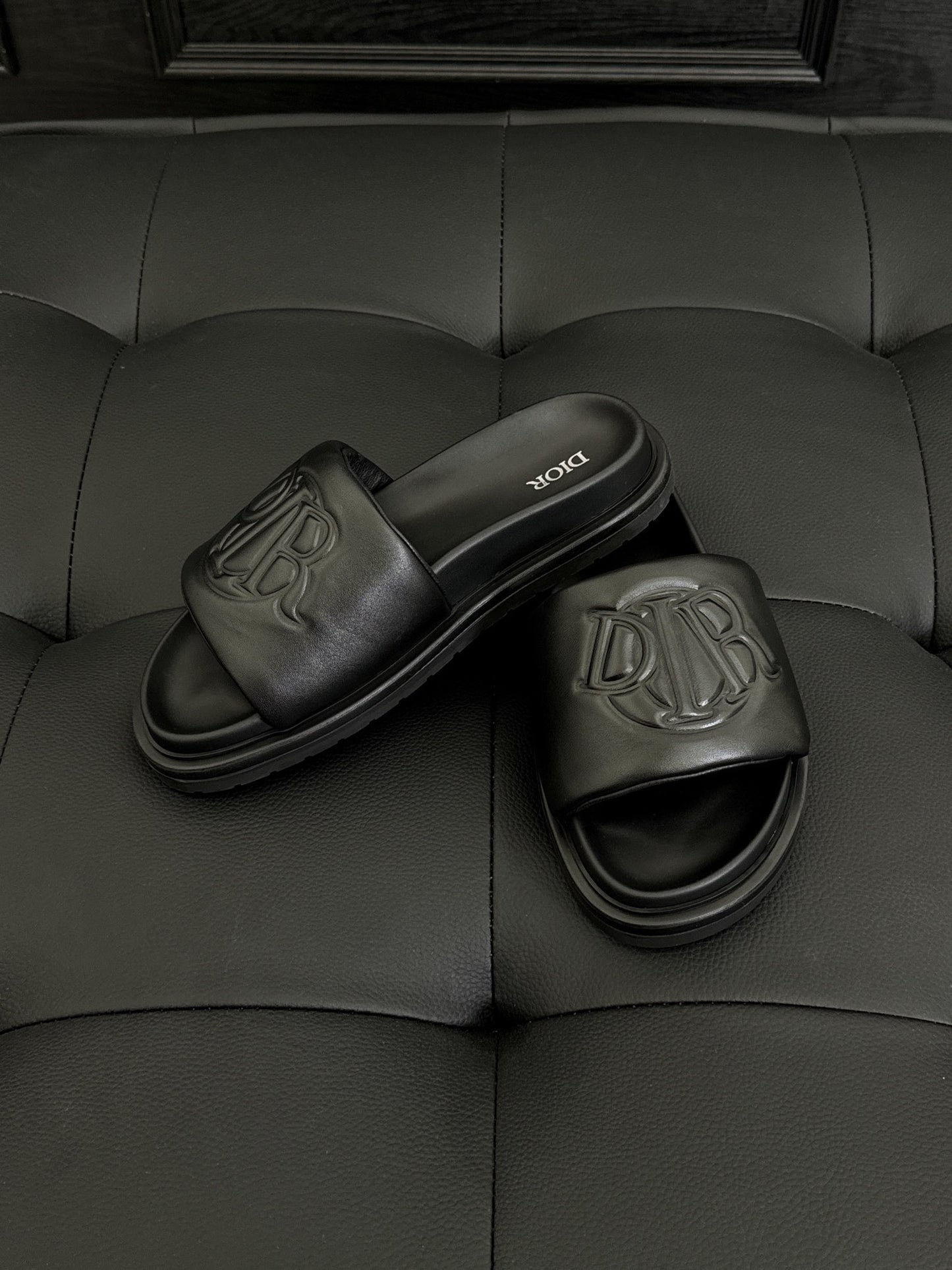 Dior Aqua Slides "Black"