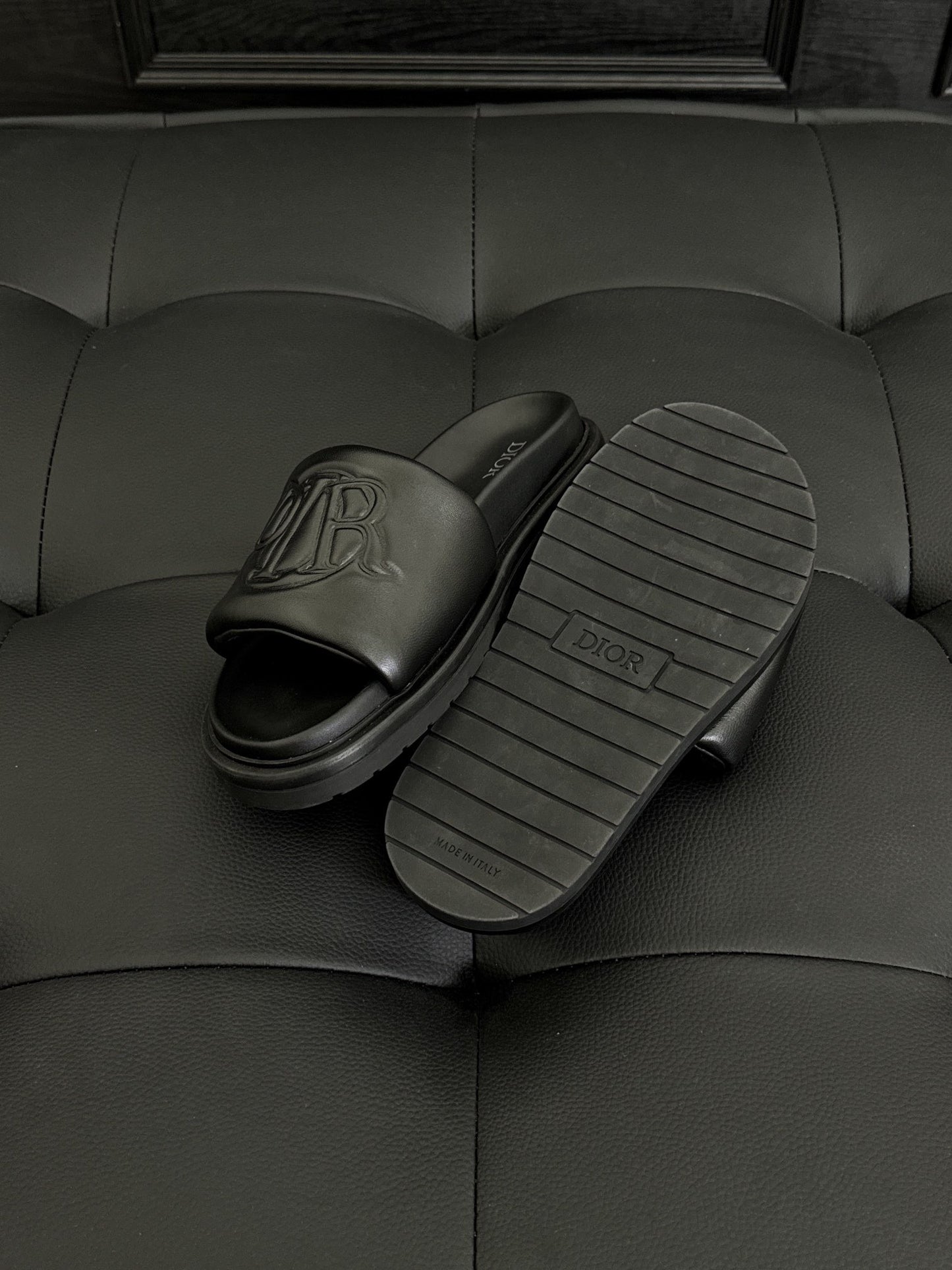 Dior Aqua Slides "Black"