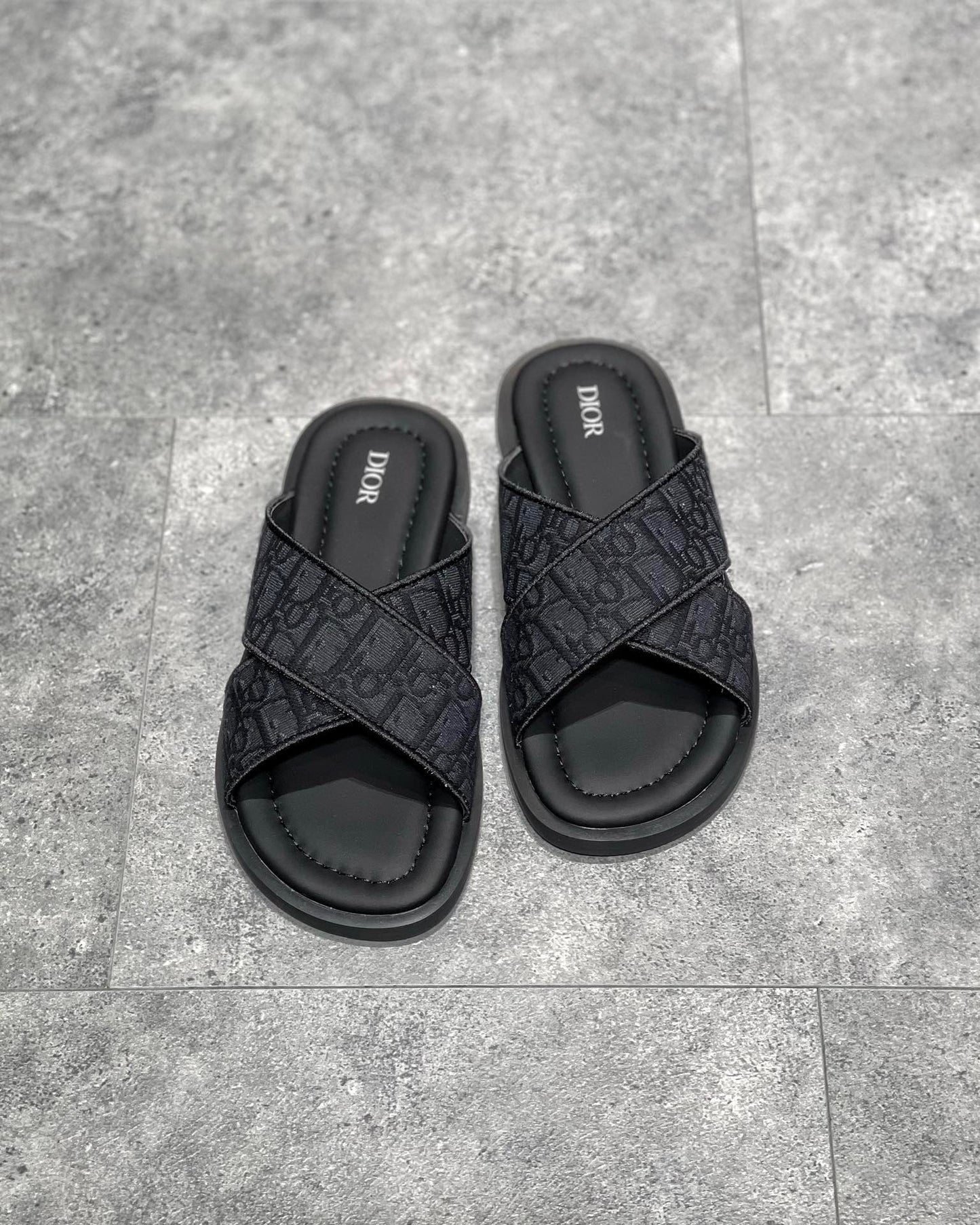 Dior Alias Sandal "Black Dior Oblique Jacquard"