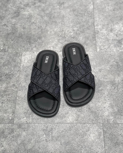Dior Alias Sandal "Black Dior Oblique Jacquard"