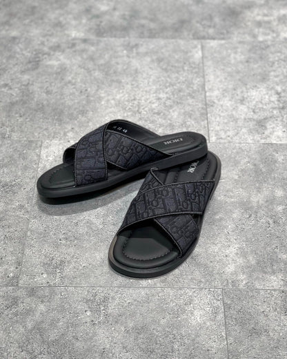 Dior Alias Sandal "Black Dior Oblique Jacquard"