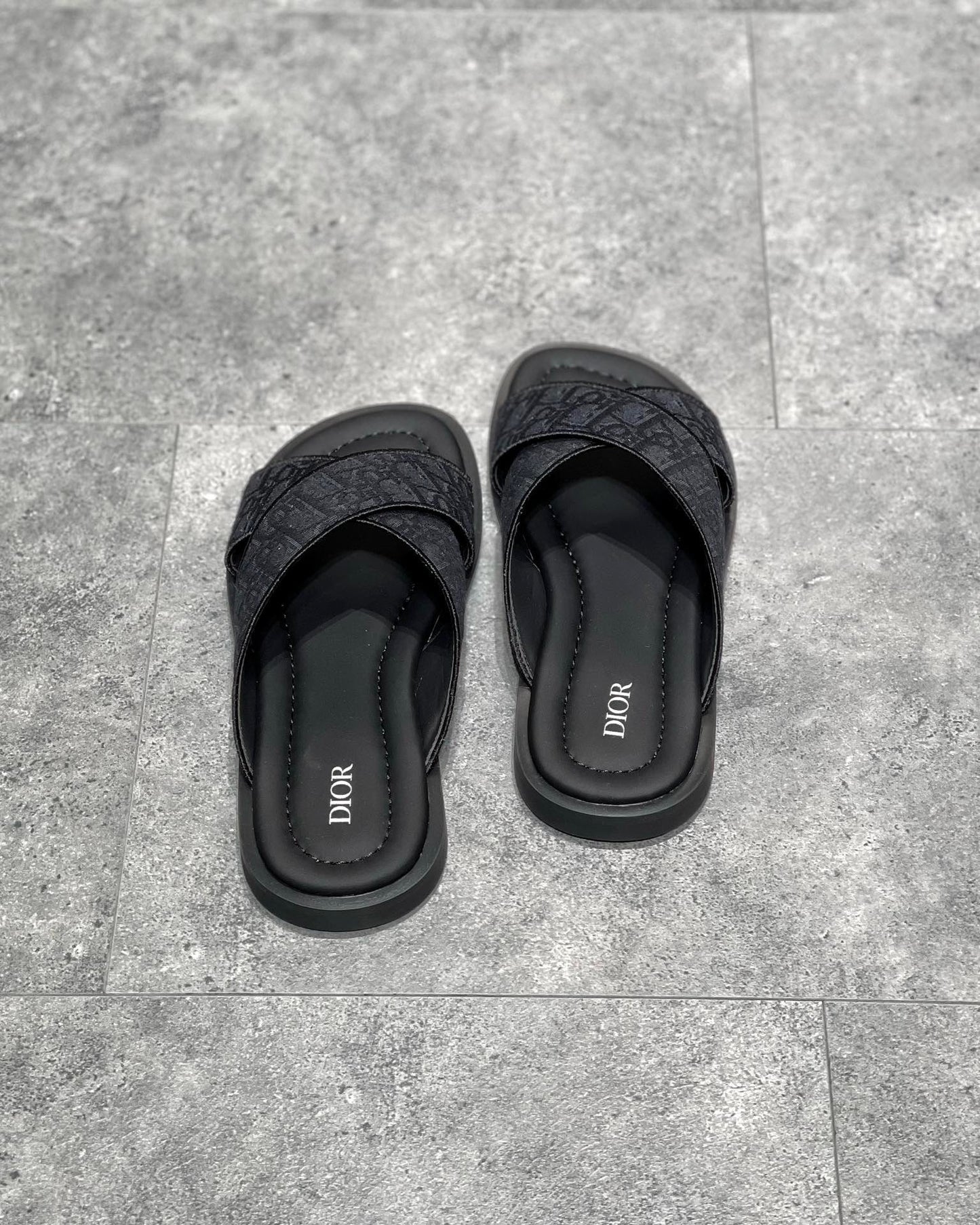 Dior Alias Sandal "Black Dior Oblique Jacquard"
