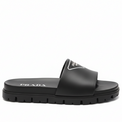 Prada Logo Slides "Black"