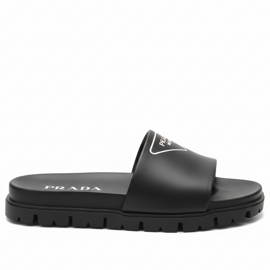 Prada Logo Slides "Black"
