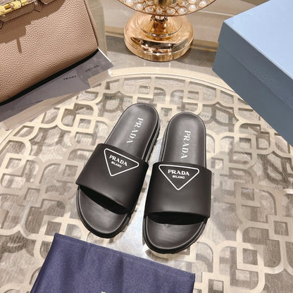 Prada Logo Slides "Black"