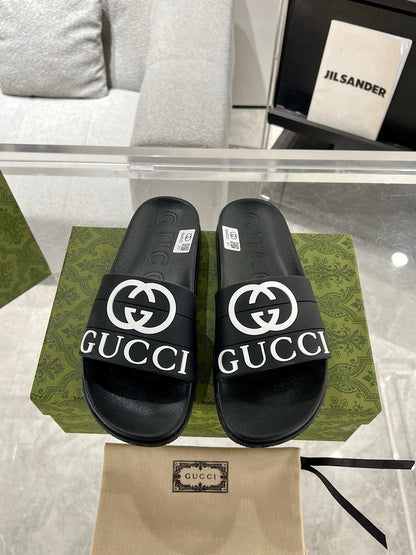 Gucci Logo Rubber Slides