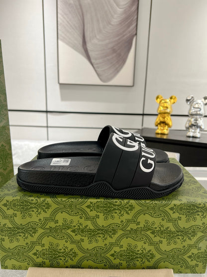 Gucci Logo Rubber Slides