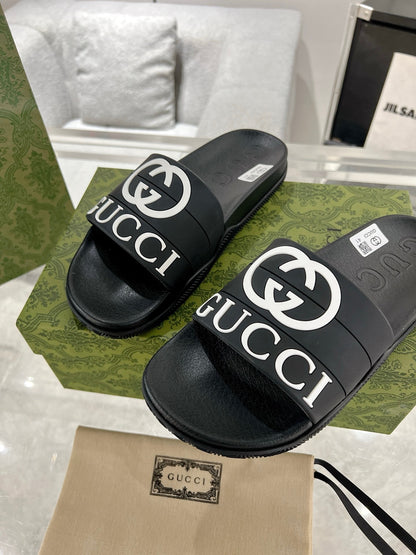 Gucci Logo Rubber Slides