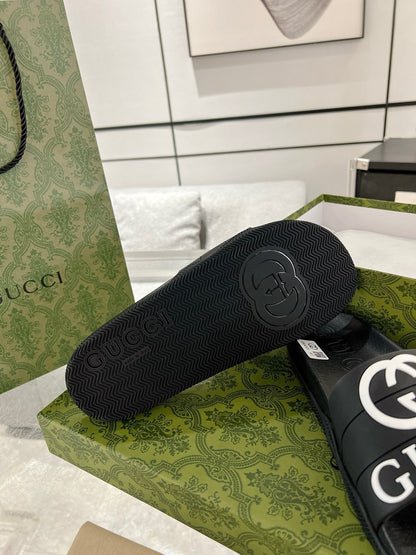 Gucci Logo Rubber Slides