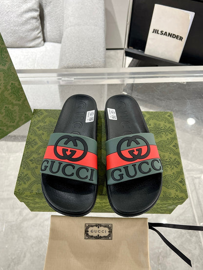 Gucci Logo Rubber Slides