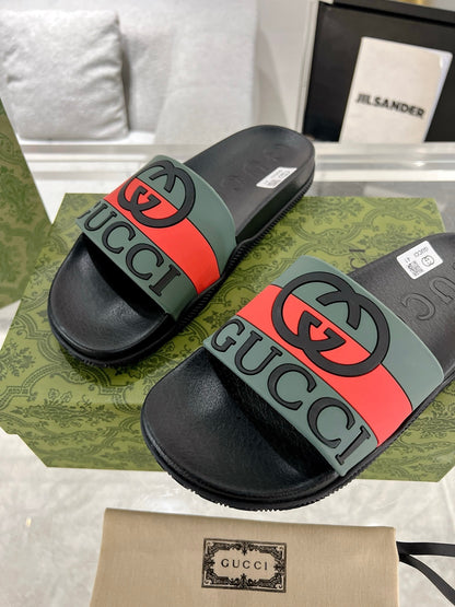 Gucci Logo Rubber Slides