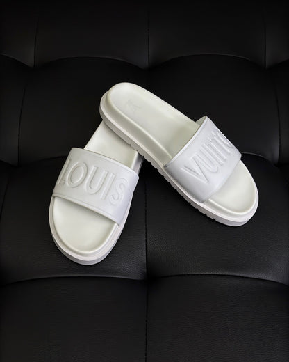 Louis Vuitton Slides "White"