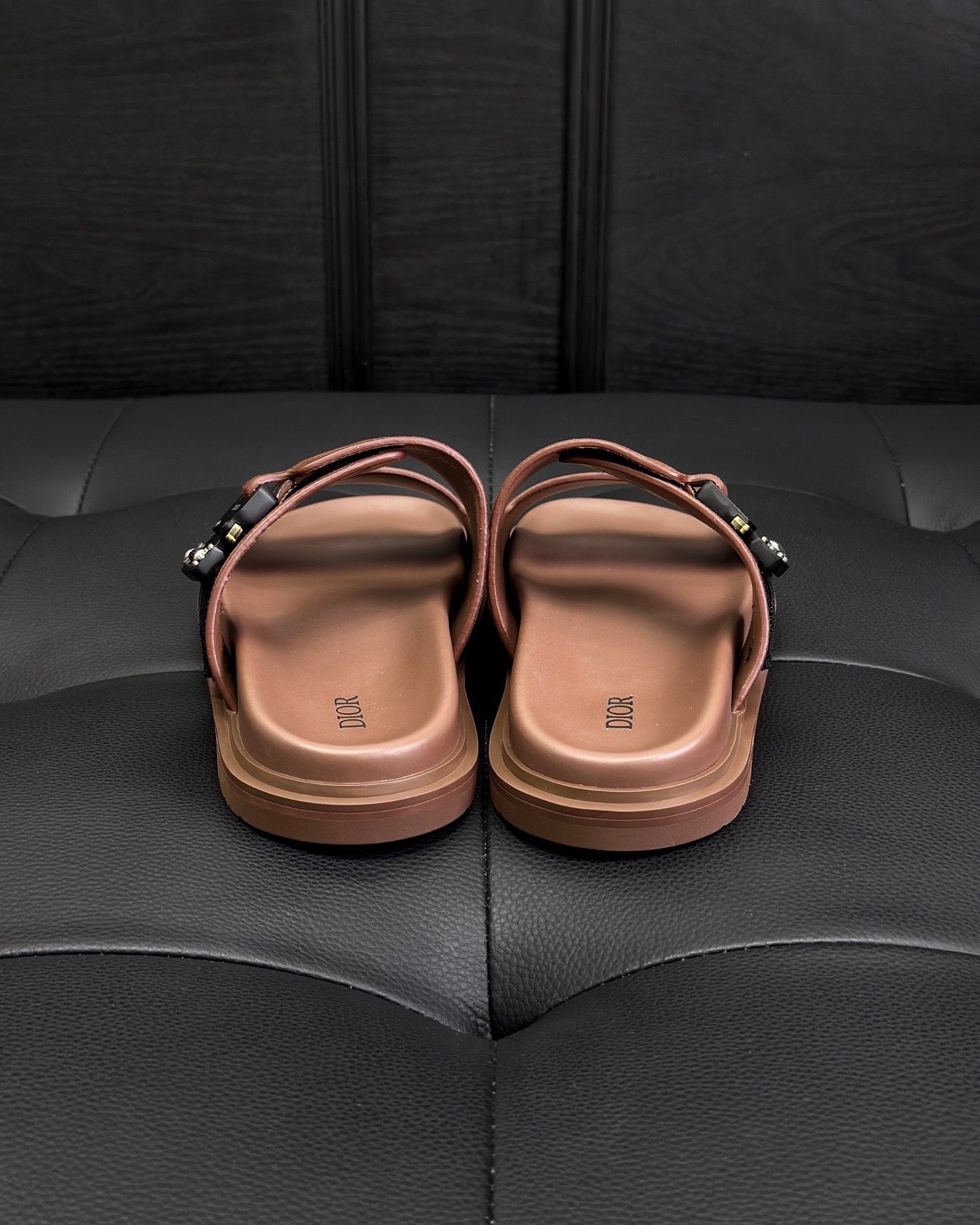 Dior Aqua Sandals "Brown Suede"