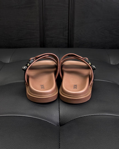Dior Aqua Sandals "Brown Suede"