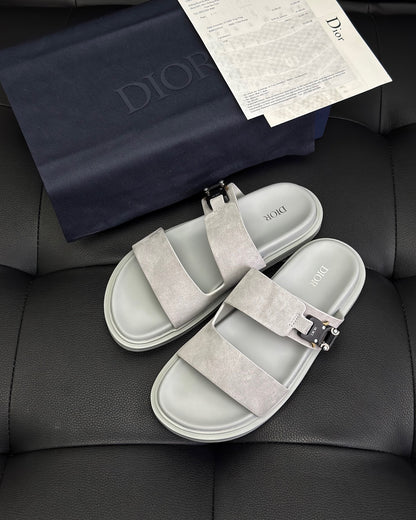 Dior Aqua Sandals "Grey Suede"