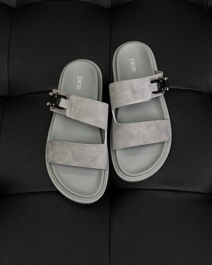 Dior Aqua Sandals "Grey Suede"