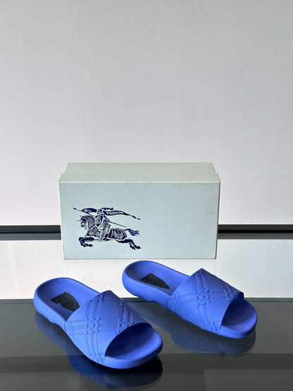 Burberry Dive Slides "Blue"