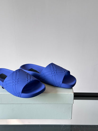 Burberry Dive Slides "Blue"