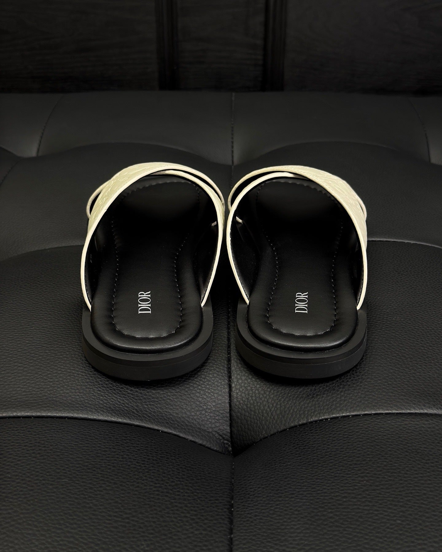 Dior Alias Sandal "Beige Gravity Outline Leather"