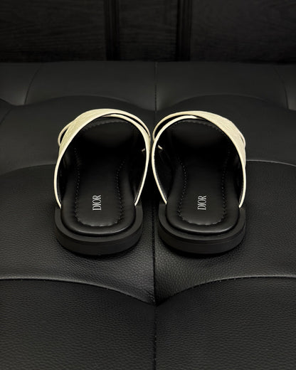 Dior Alias Sandal "Beige Gravity Outline Leather"