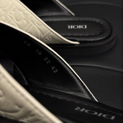 Dior Alias Sandal "Beige Gravity Outline Leather"