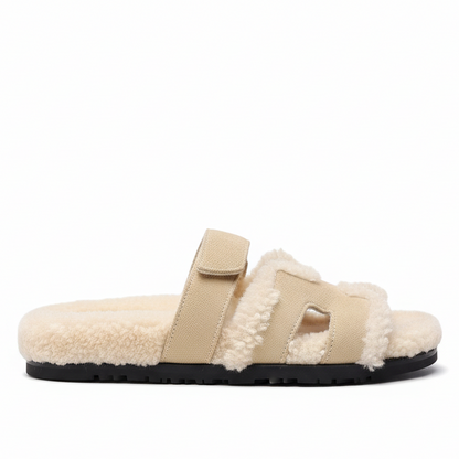 Hermes Chypre Sandals "Beige"