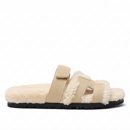 Hermes Chypre Sandals "Beige"