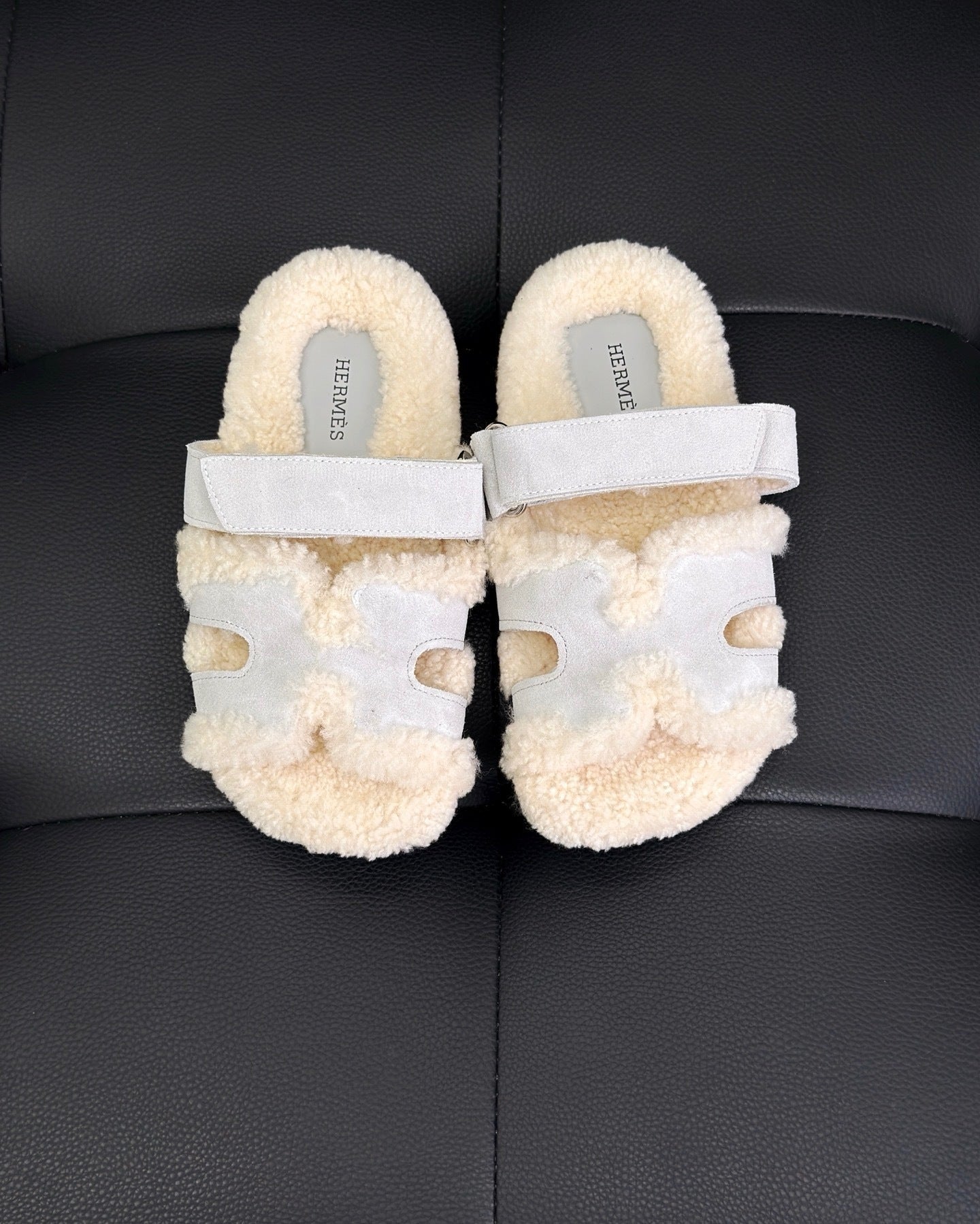 Hermes Chypre Sandals "Grey"