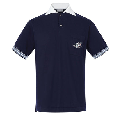 Dior Homme Logo Embroidred Polo T-Shirt “Navy Blue”