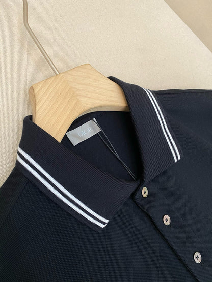 Dior CD Icon Polo T-Shirt “Black”