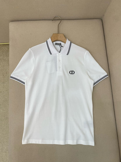 Dior CD Icon Polo T-Shirt “White”