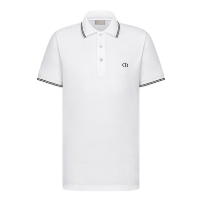 Dior CD Icon Polo T-Shirt “White”