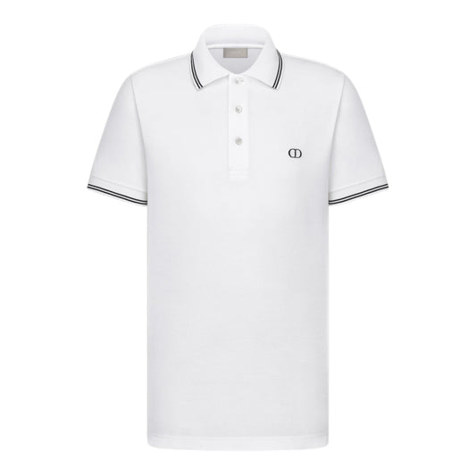 Dior CD Icon Polo T-Shirt “White”