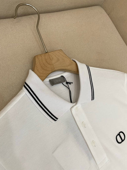 Dior CD Icon Polo T-Shirt “White”